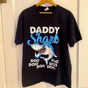 Men’s ‘Daddy Shark’ Black T-Shirt